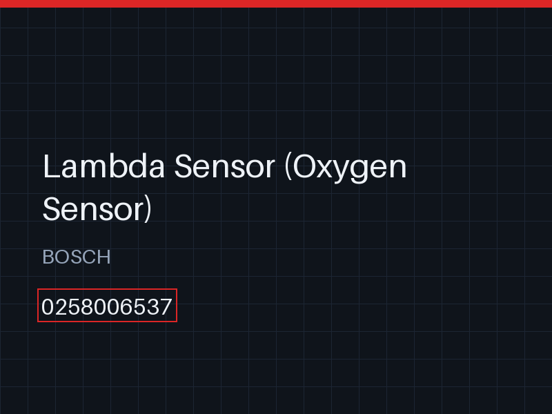 Lambda Sensor (Oxygen Sensor)