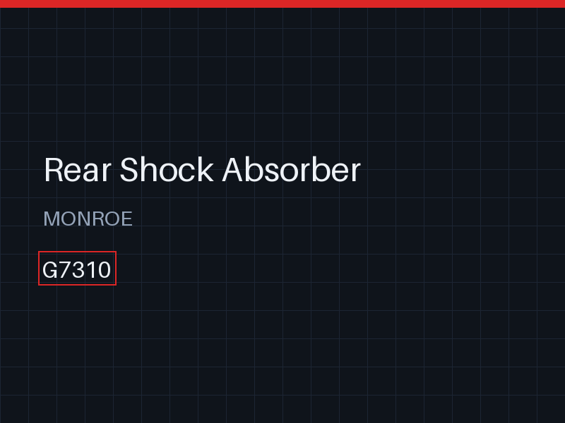 Rear Shock Absorber